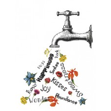 TREE FREE GREETING CARD OVERFLOWING WISHES